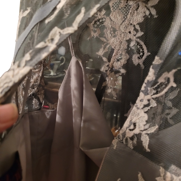 Nha Bnanh Gray Lady maxi length gown - 8.            J89 - Picture 10 of 12